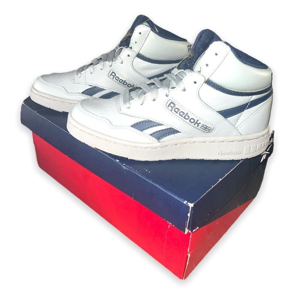 New Reebok Classic BB4600 Grey Mid Basketball Sneaker Size 4.5